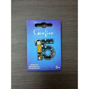 Loungefly Coraline 15th Anniversary Enamel Pin